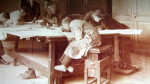 Leerlingen tekenaars anno 1910